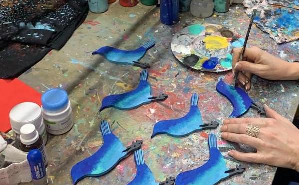 Parrot Macaw Flying Mobile