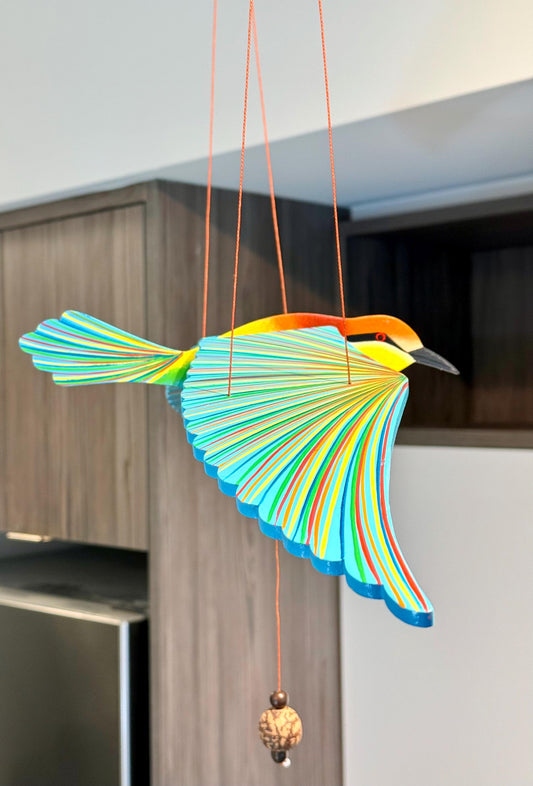 European Bee-eater Flying Mobile