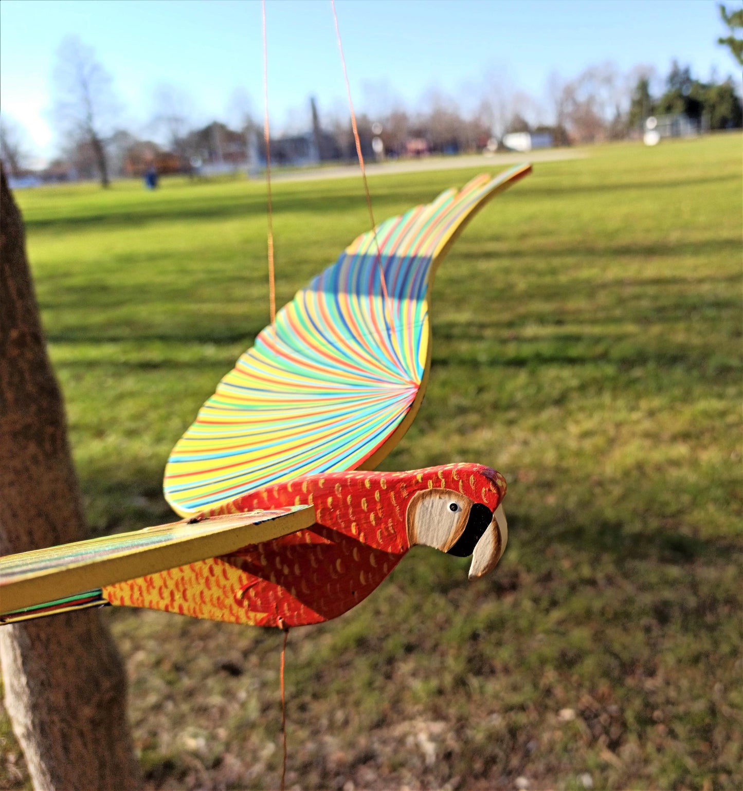 Parrot Macaw Flying Mobile