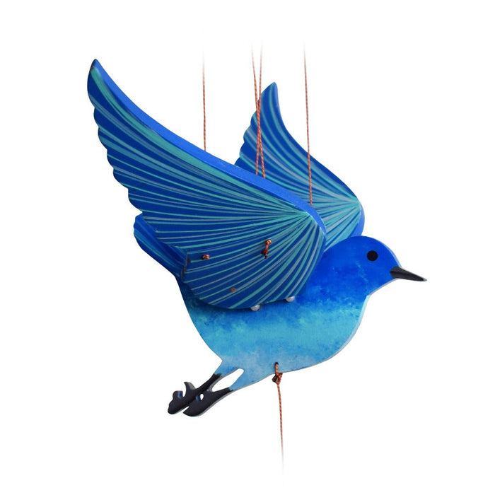 Mountain Bluebird Flying Mobile