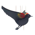 Red-winged Blackbird Flying Mobile