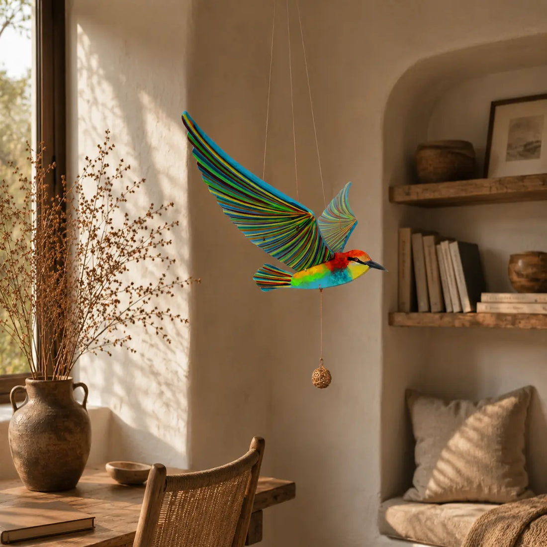 European Bee-eater Flying Mobile