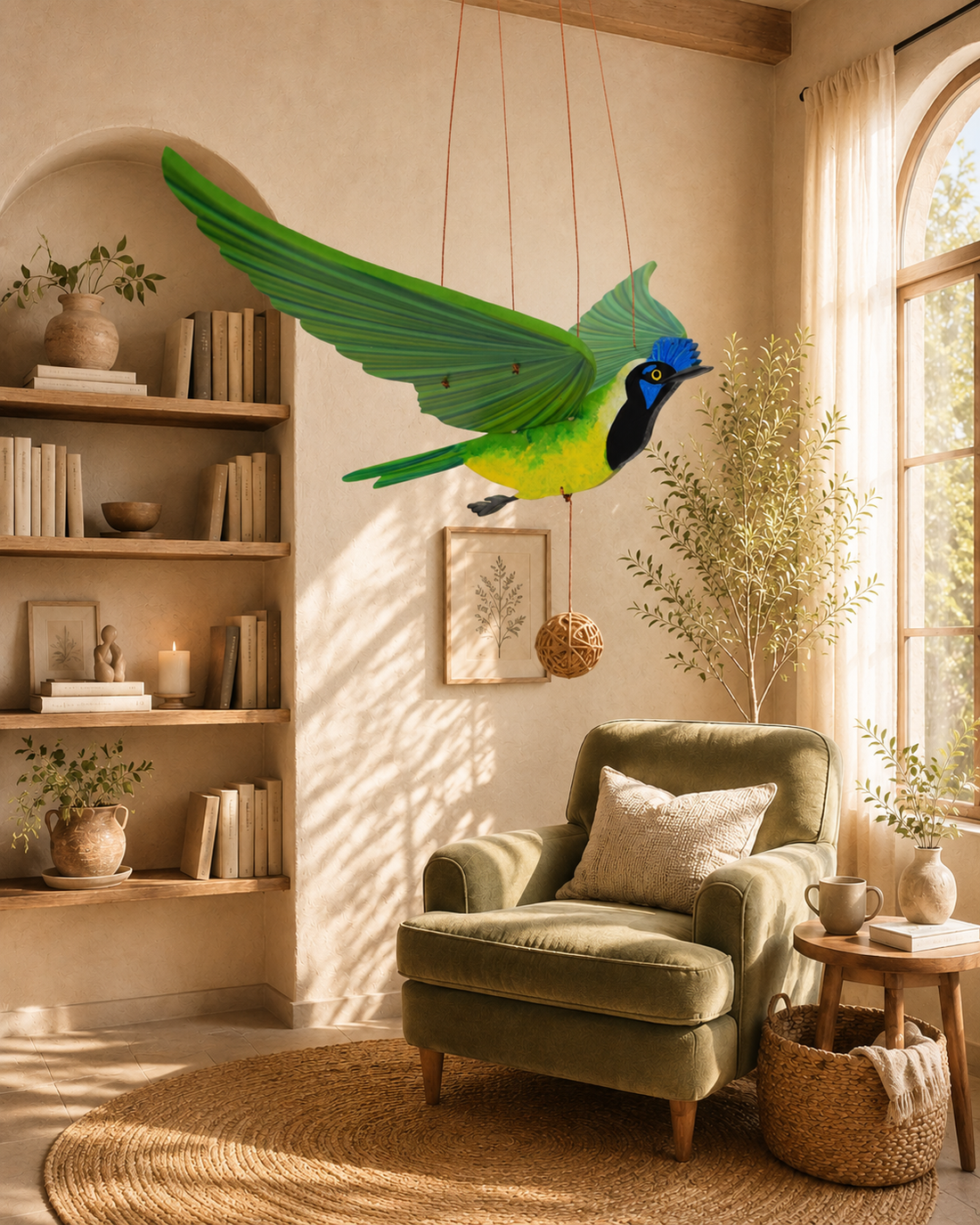 Carriqui Black Jay Flying Mobile