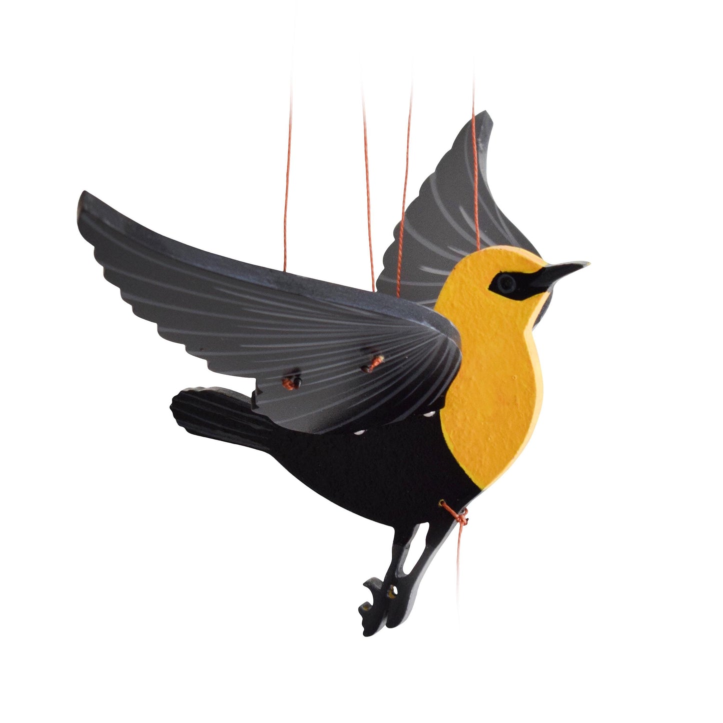 Saffron Yellow Flying Mobile