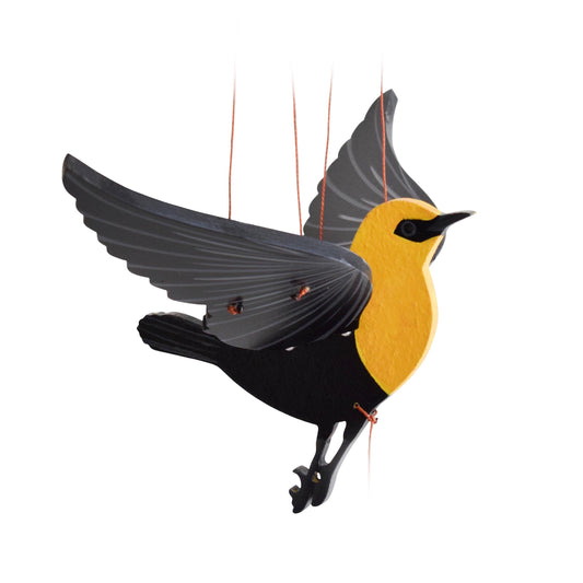 Saffron Yellow Flying Mobile