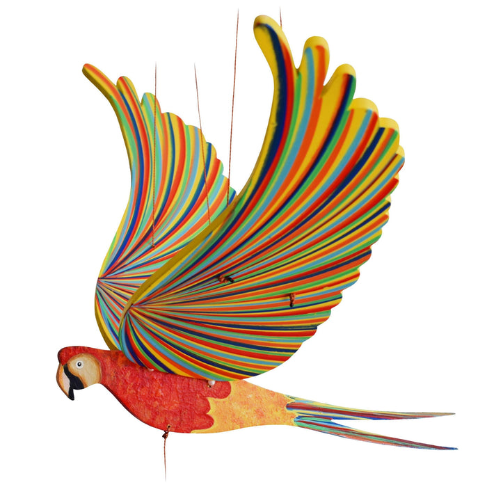 Scarlet Macaw Flying Mobile