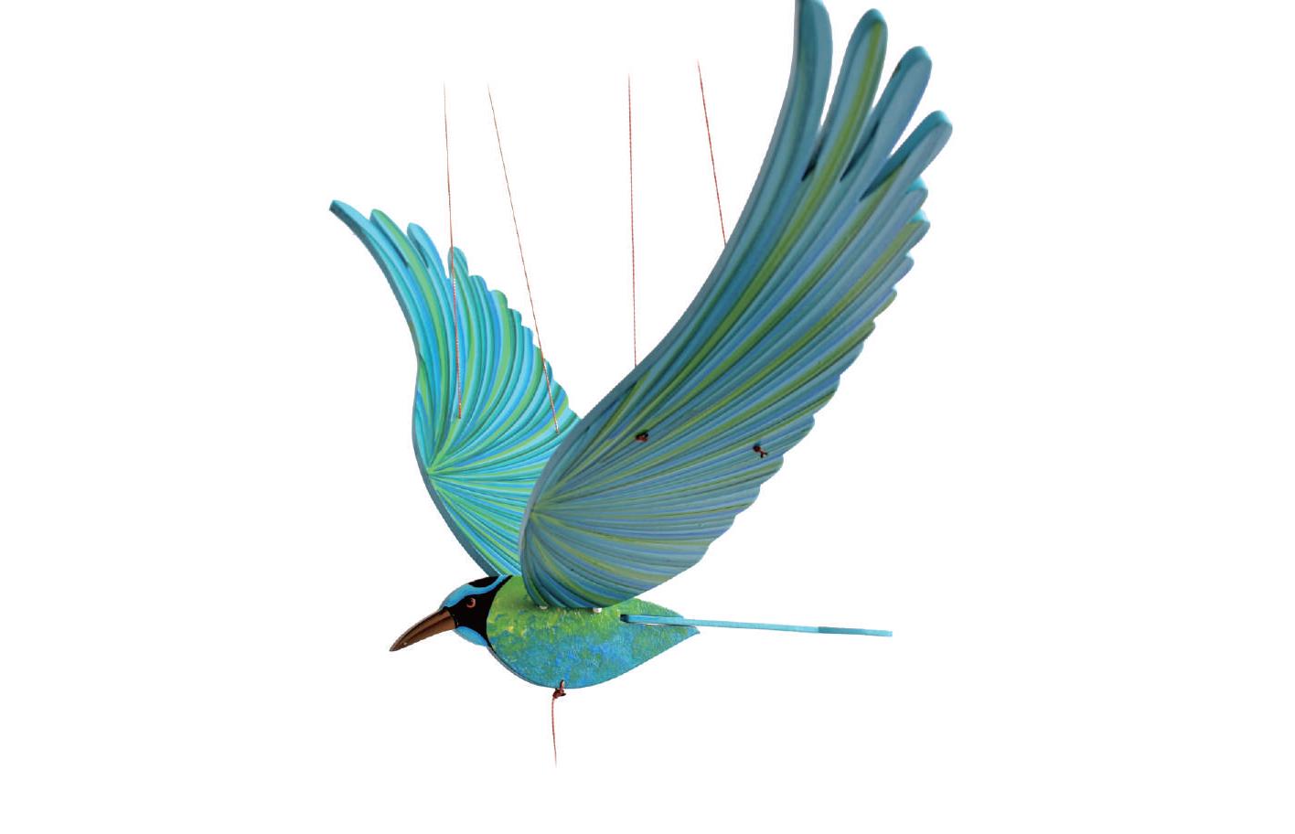 Amazonian Momotus Flying Mobile